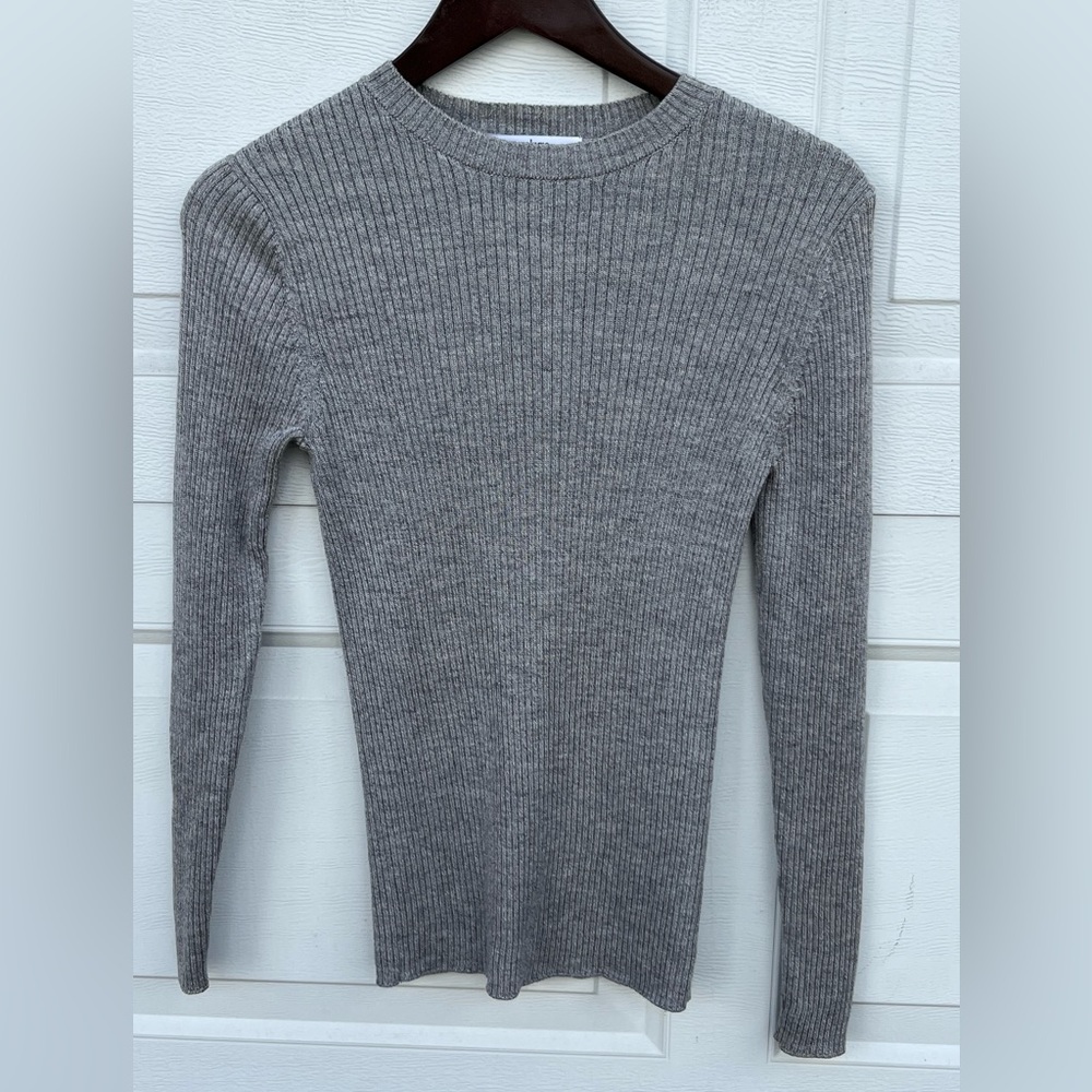 Journal Standard relume Size F 100% Wool crew- Neck Sweater stretch
